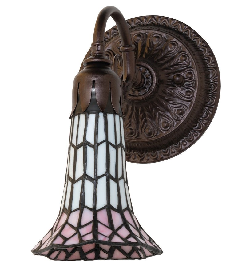 Meyda Tiffany 251871 One Light Wall Sconce, Mahogany Bronze