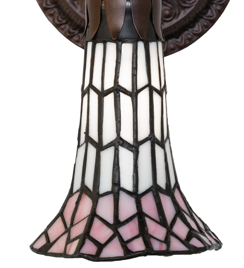 Meyda Tiffany 251871 One Light Wall Sconce, Mahogany Bronze