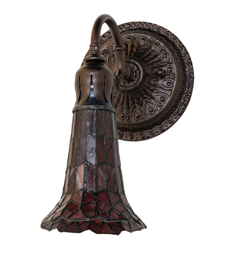 Meyda Tiffany 251872 One Light Wall Sconce, Mahogany Bronze