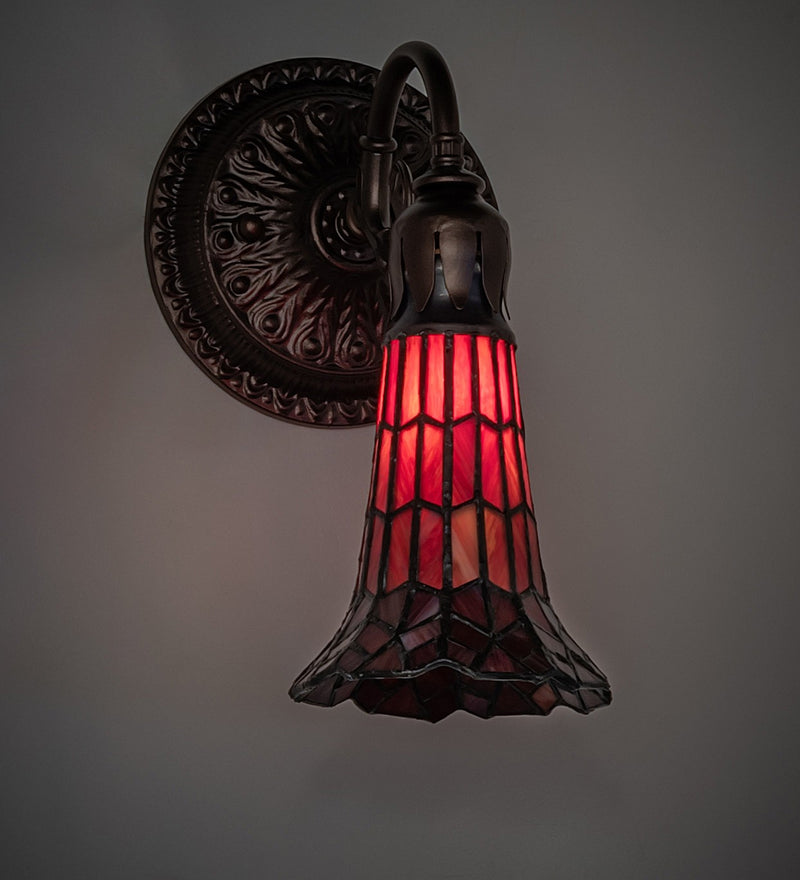 Meyda Tiffany 251872 One Light Wall Sconce, Mahogany Bronze
