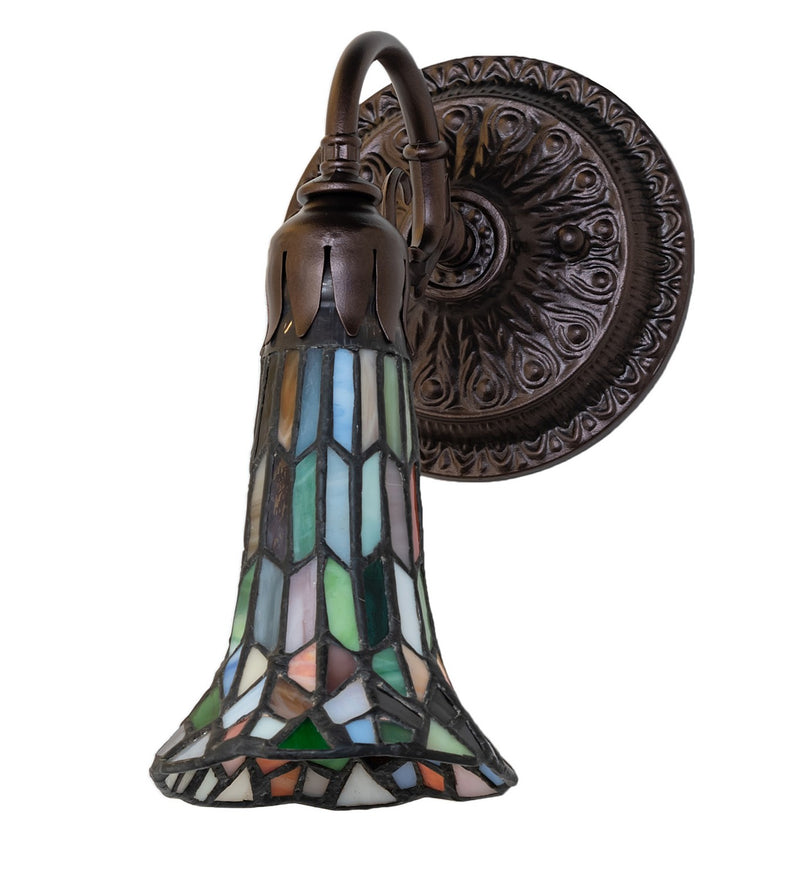Meyda Tiffany 251873 One Light Wall Sconce, Mahogany Bronze
