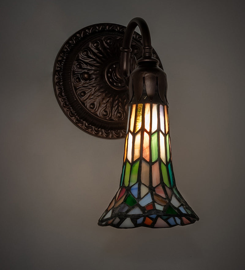 Meyda Tiffany 251873 One Light Wall Sconce, Mahogany Bronze