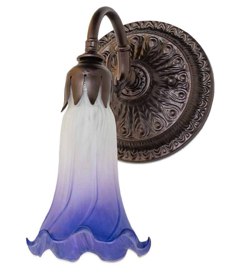 Meyda Tiffany 251874 One Light Wall Sconce, Mahogany Bronze
