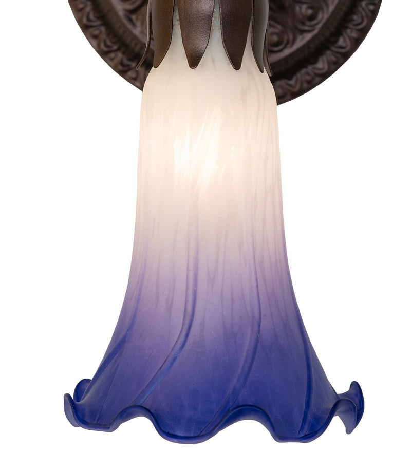 Meyda Tiffany 251874 One Light Wall Sconce, Mahogany Bronze