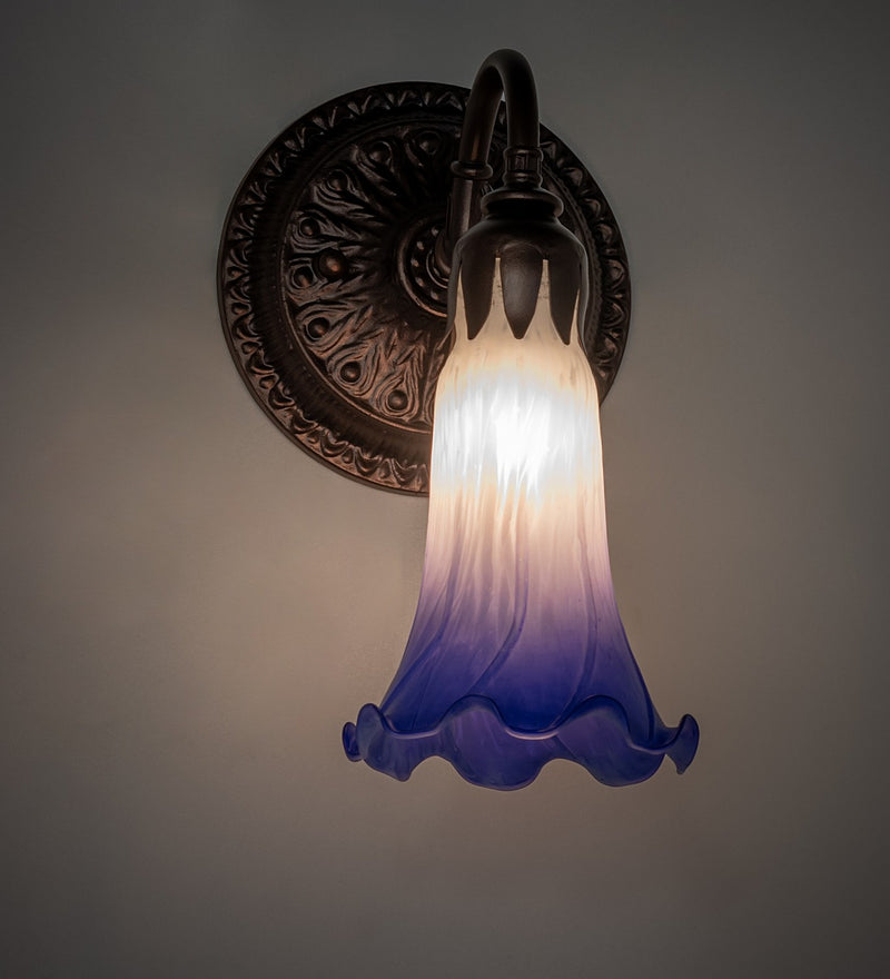 Meyda Tiffany 251874 One Light Wall Sconce, Mahogany Bronze