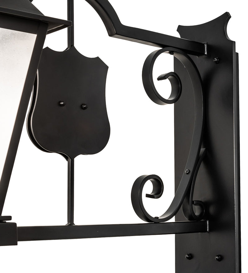 Meyda Tiffany 252970 One Light Wall Sconce, Blackwash