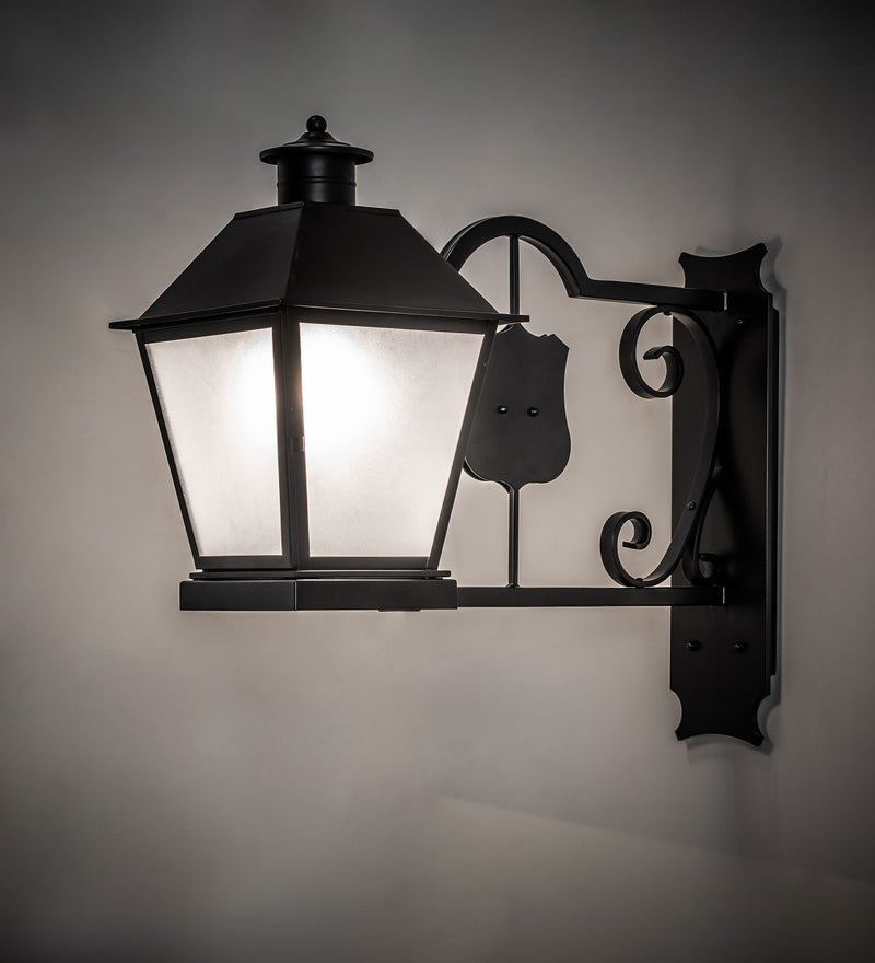 Meyda Tiffany 252970 One Light Wall Sconce, Blackwash