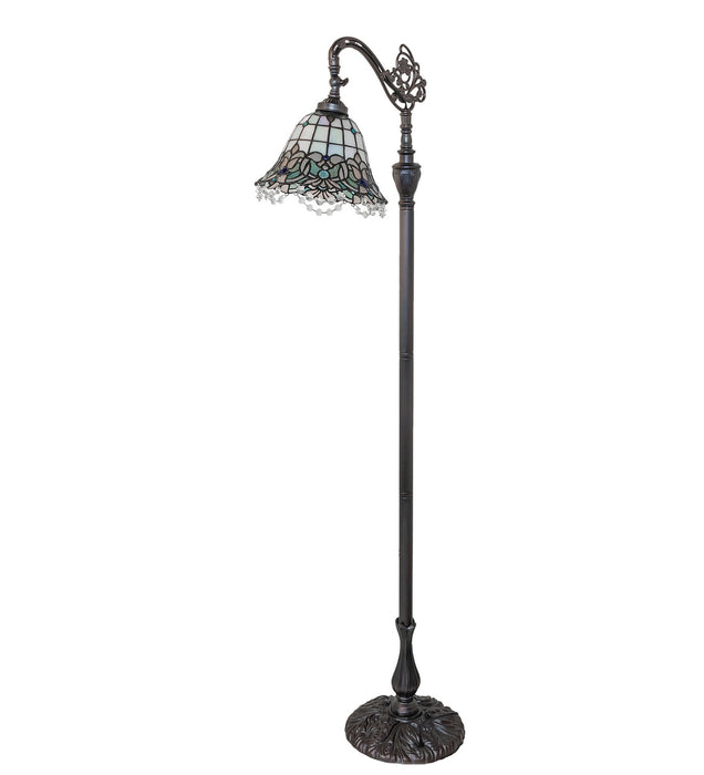 Meyda Tiffany 255705 One Light Floor Lamp, Mahogany Bronze