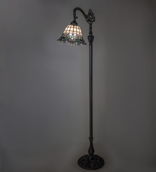 Meyda Tiffany 255705 One Light Floor Lamp, Mahogany Bronze