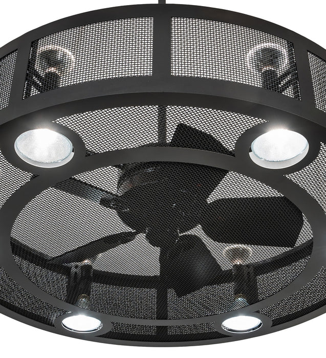 Meyda Tiffany 256320 LED Chandel-Air, Wrought Iron