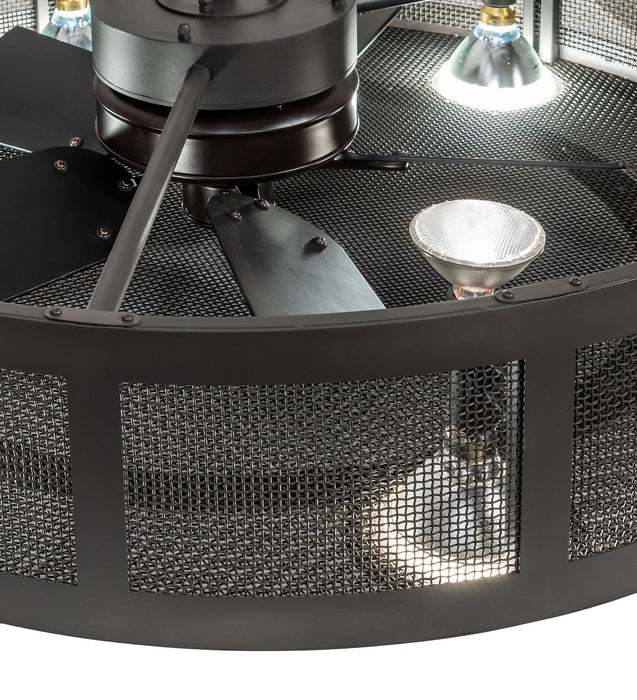 Meyda Tiffany 256320 LED Chandel-Air, Wrought Iron