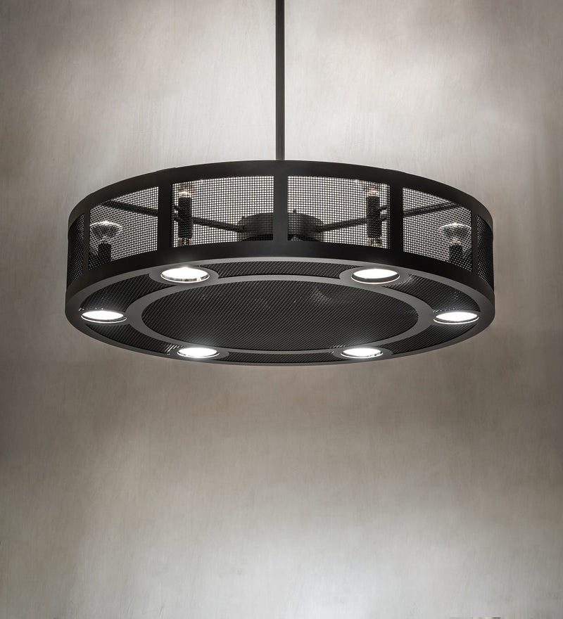 Meyda Tiffany 256320 LED Chandel-Air, Wrought Iron