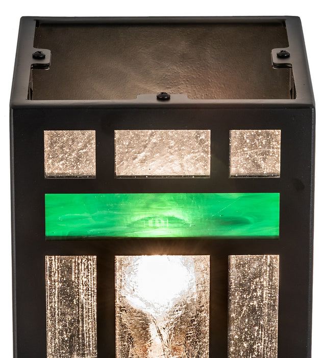 Meyda Tiffany 256651 LED Wall Sconce, Solar & Matte Black