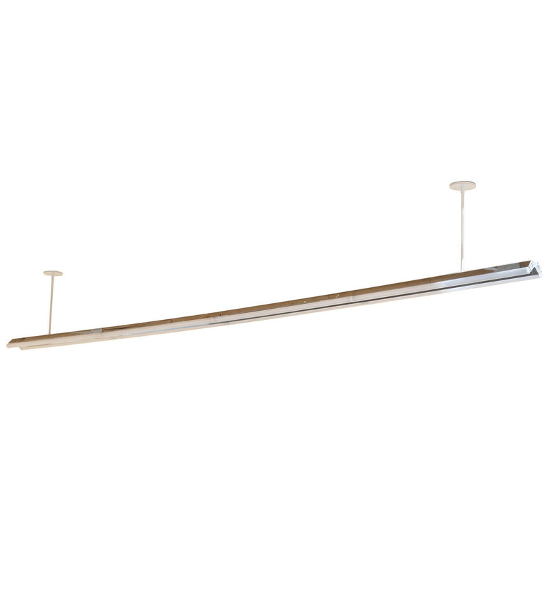 Meyda Tiffany 257336 LED Pendant, Polished Chrome & White
