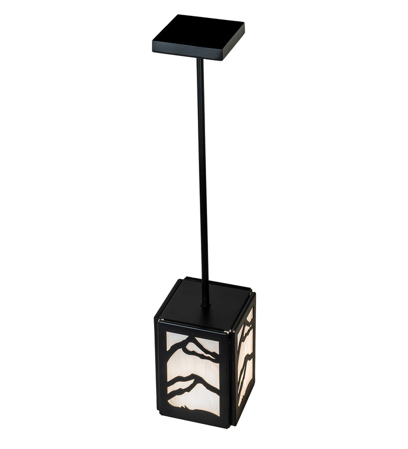 Meyda Tiffany 257912 One Light Mini Pendant, Solar Black