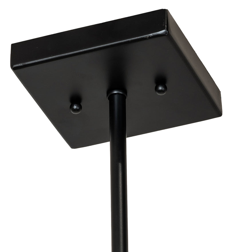 Meyda Tiffany 257912 One Light Mini Pendant, Solar Black