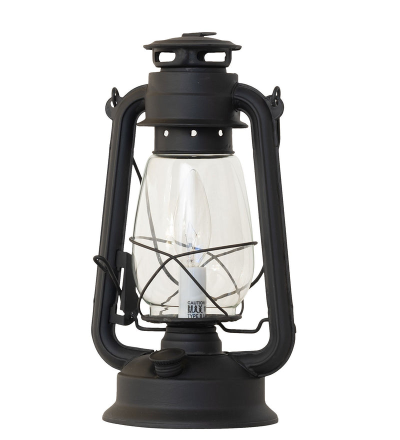 Meyda Tiffany 258288 One Light Table Lamp, Costello Black