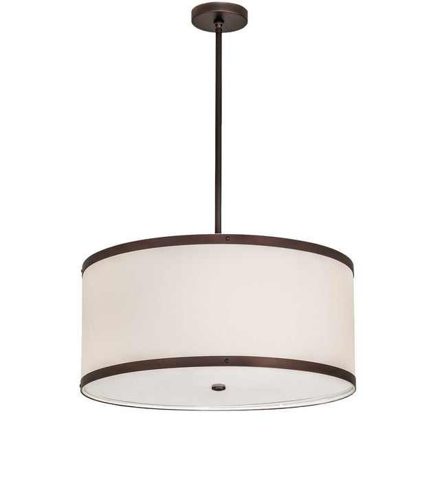 Meyda Tiffany 258693 Four Light Pendant, Mahogany Bronze