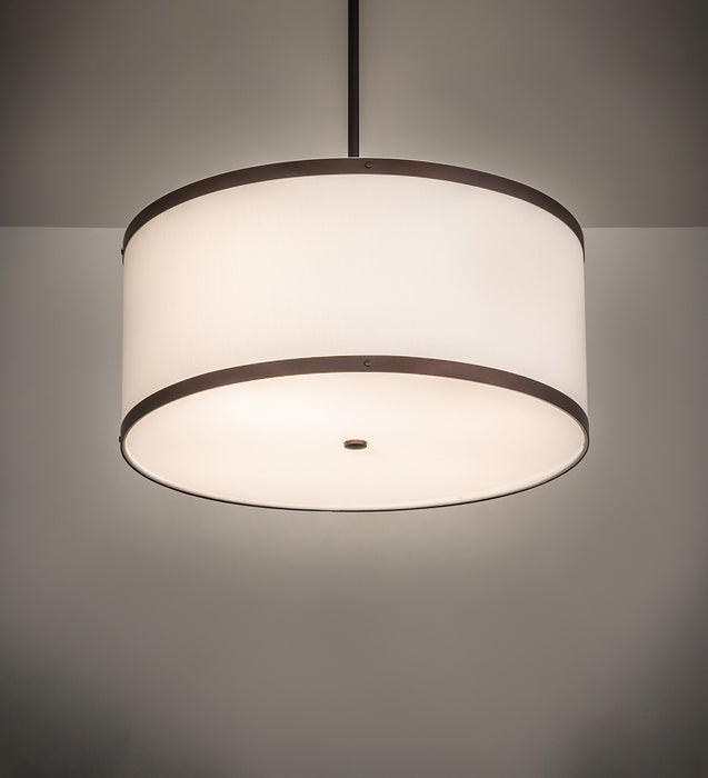 Meyda Tiffany 258693 Four Light Pendant, Mahogany Bronze
