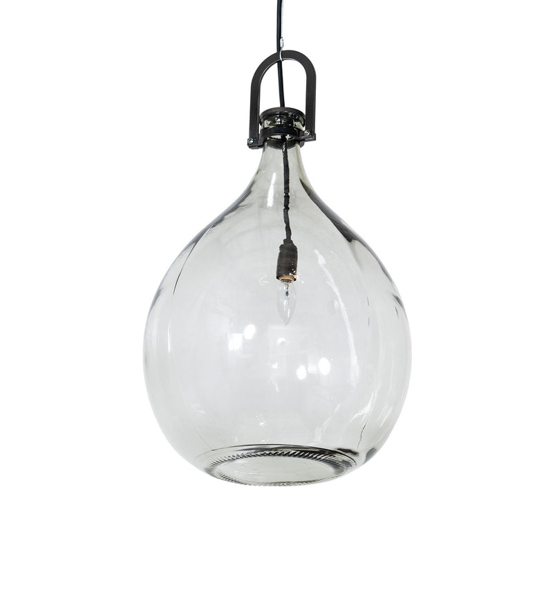 Meyda Tiffany 258867 One Light Pendant, Black Chrome