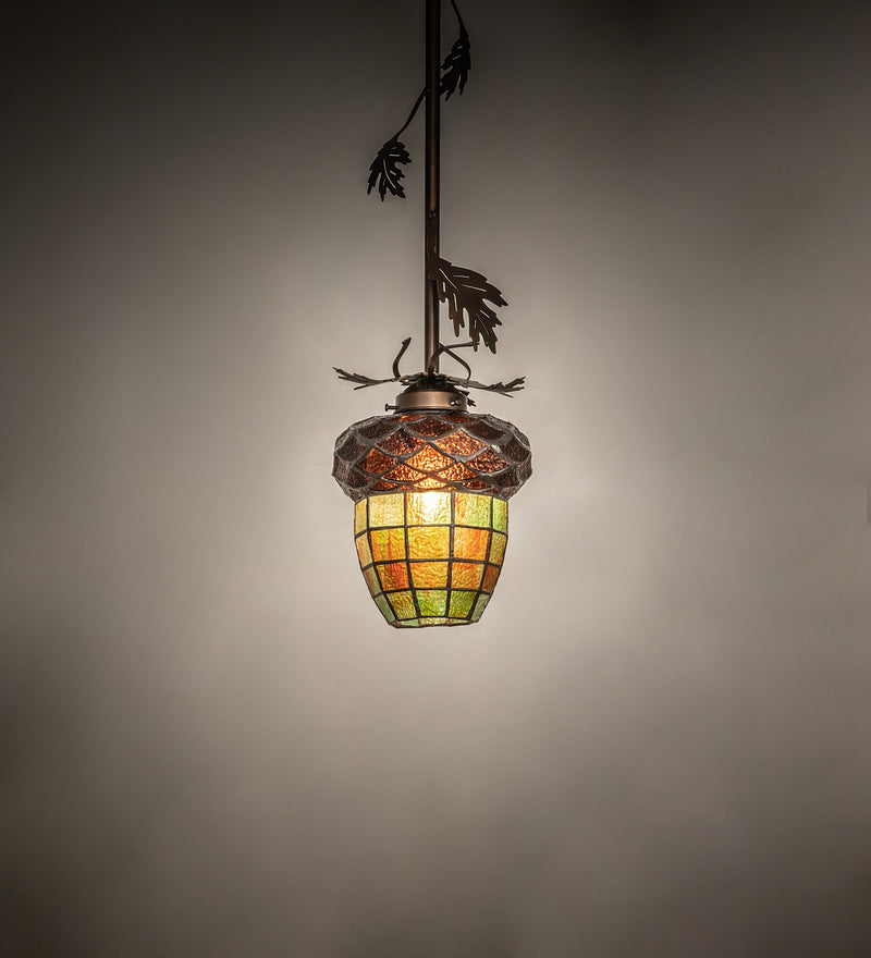 Meyda Tiffany 258896 One Light Mini Pendant, Antique Copper