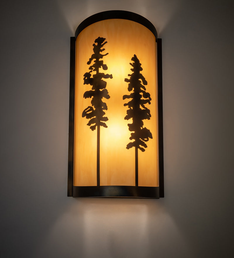 Meyda Tiffany 259057 LED Wall Sconce, Light Burnished Antique Copper