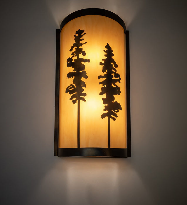 Meyda Tiffany 259057 LED Wall Sconce, Light Burnished Antique Copper