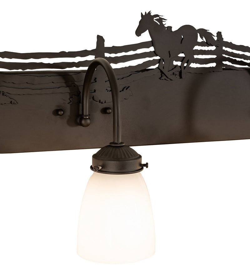 Meyda Tiffany 259225 Three Light Vanity, Oil Rubbed Bronze