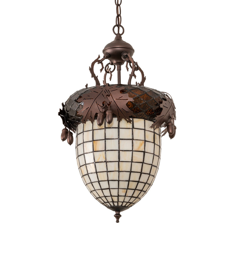 Meyda Tiffany 259436 Three Light Pendant, Mahogany Bronze