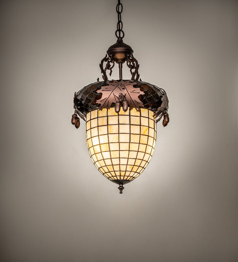 Meyda Tiffany 259436 Three Light Pendant, Mahogany Bronze