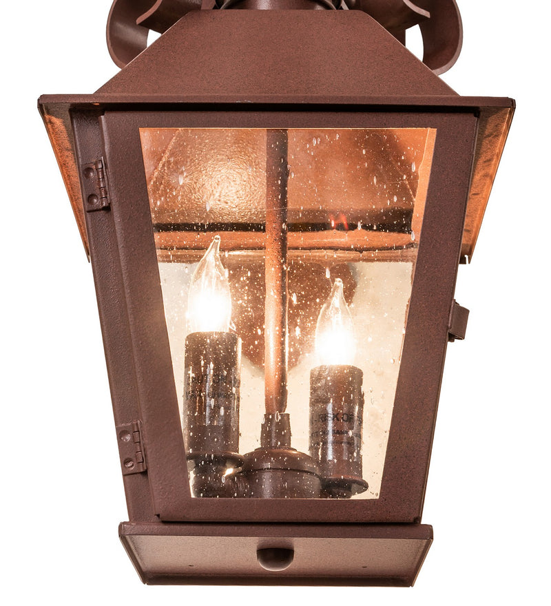 Meyda Tiffany 259487 Two Light Wall Sconce, Rust