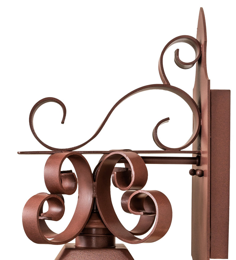 Meyda Tiffany 259487 Two Light Wall Sconce, Rust