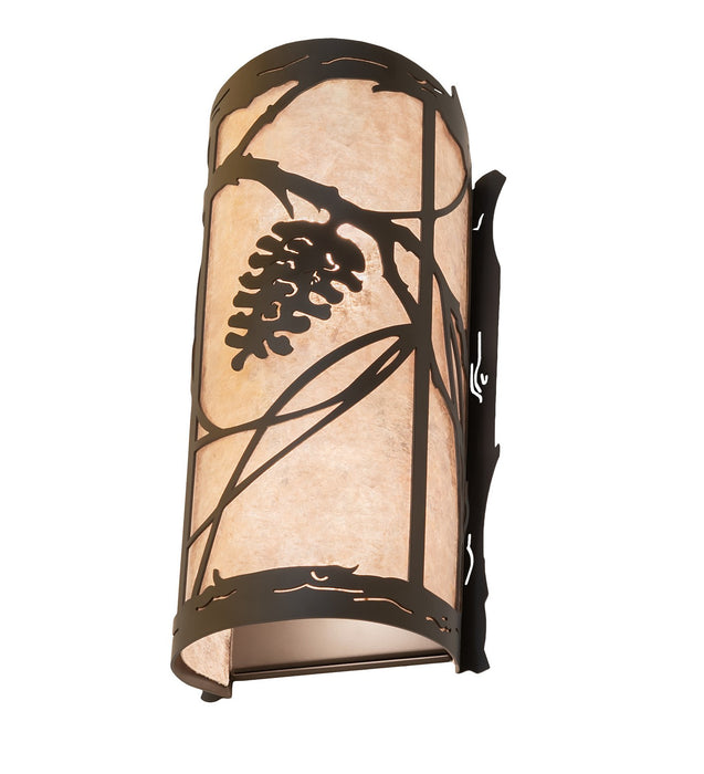 Meyda Tiffany 259961 Two Light Wall Sconce, Oil Rubbed Bronze