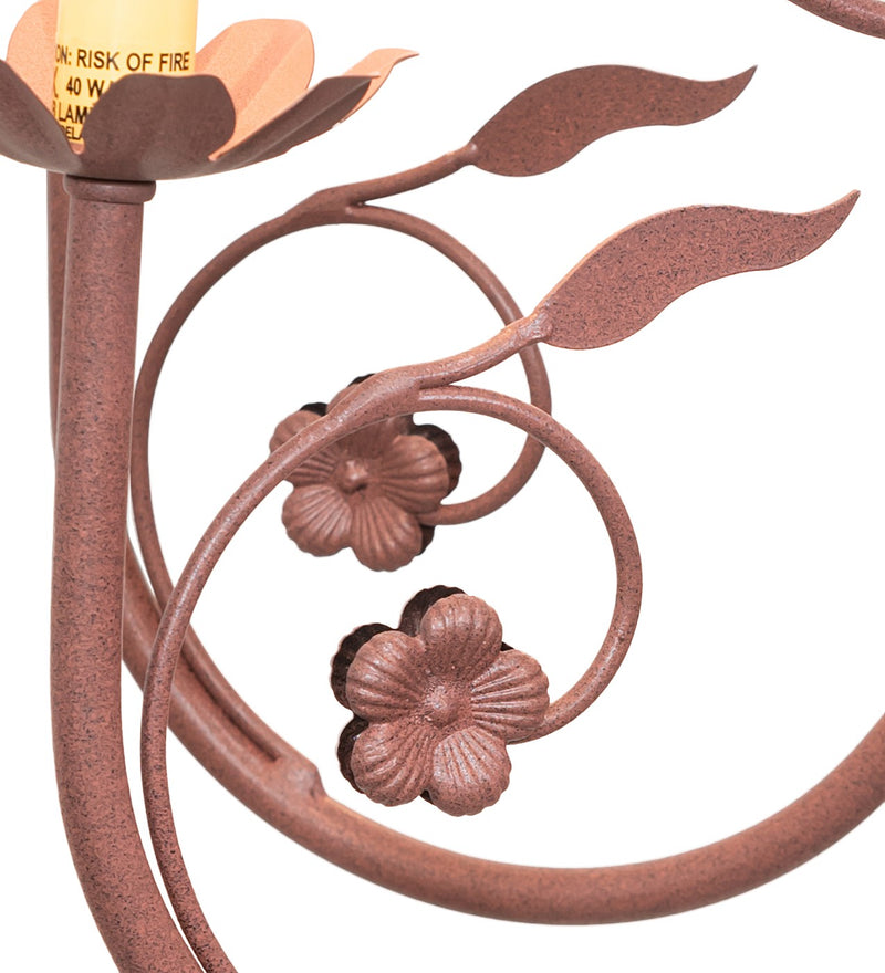 Meyda Tiffany 260209 Eight Light Chandelier, Rust