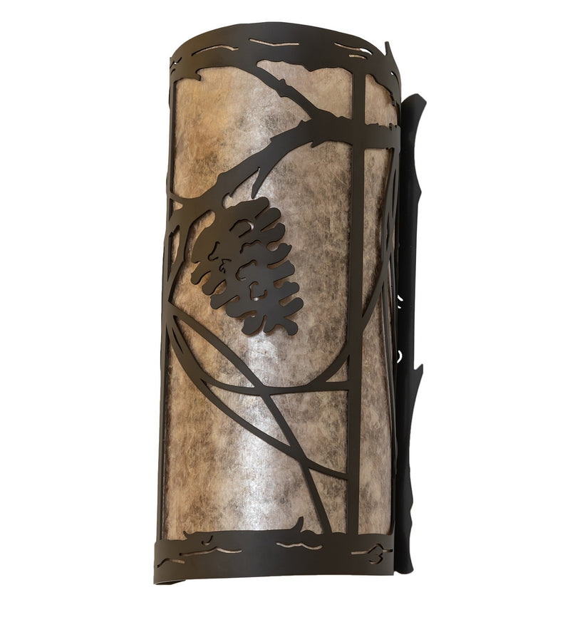 Meyda Tiffany 260256 Two Light Wall Sconce, Oil Rubbed Bronze