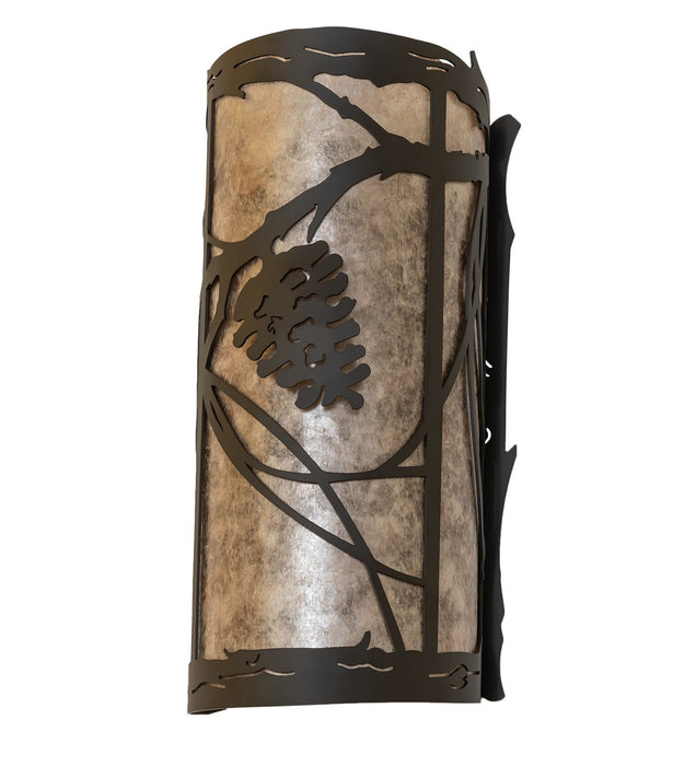 Meyda Tiffany 260256 Two Light Wall Sconce, Oil Rubbed Bronze