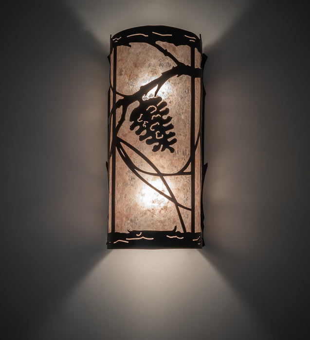 Meyda Tiffany 260256 Two Light Wall Sconce, Oil Rubbed Bronze