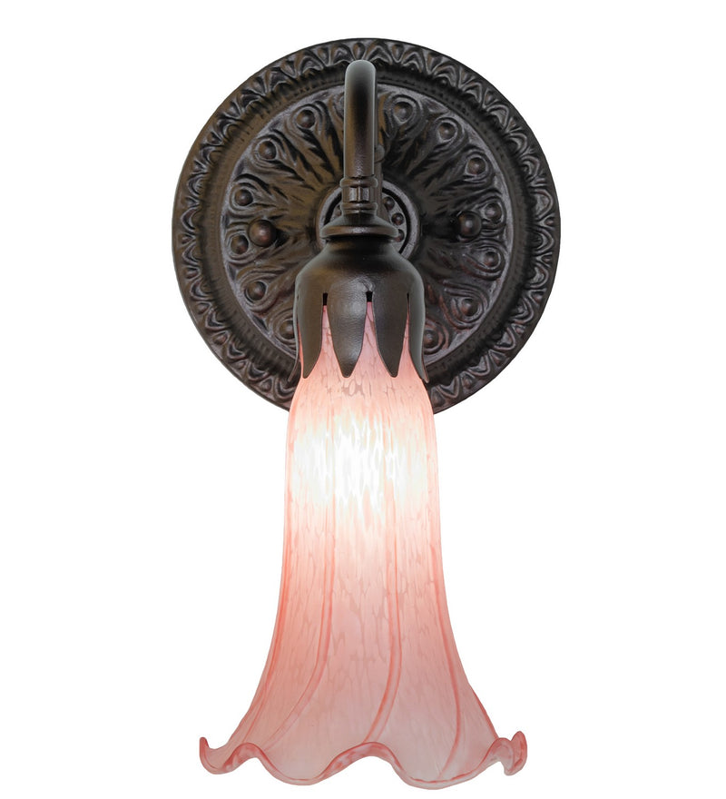 Meyda Tiffany 261096 One Light Wall Sconce, Mahogany Bronze