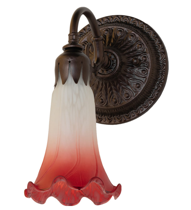 Meyda Tiffany 261098 One Light Wall Sconce, Mahogany Bronze