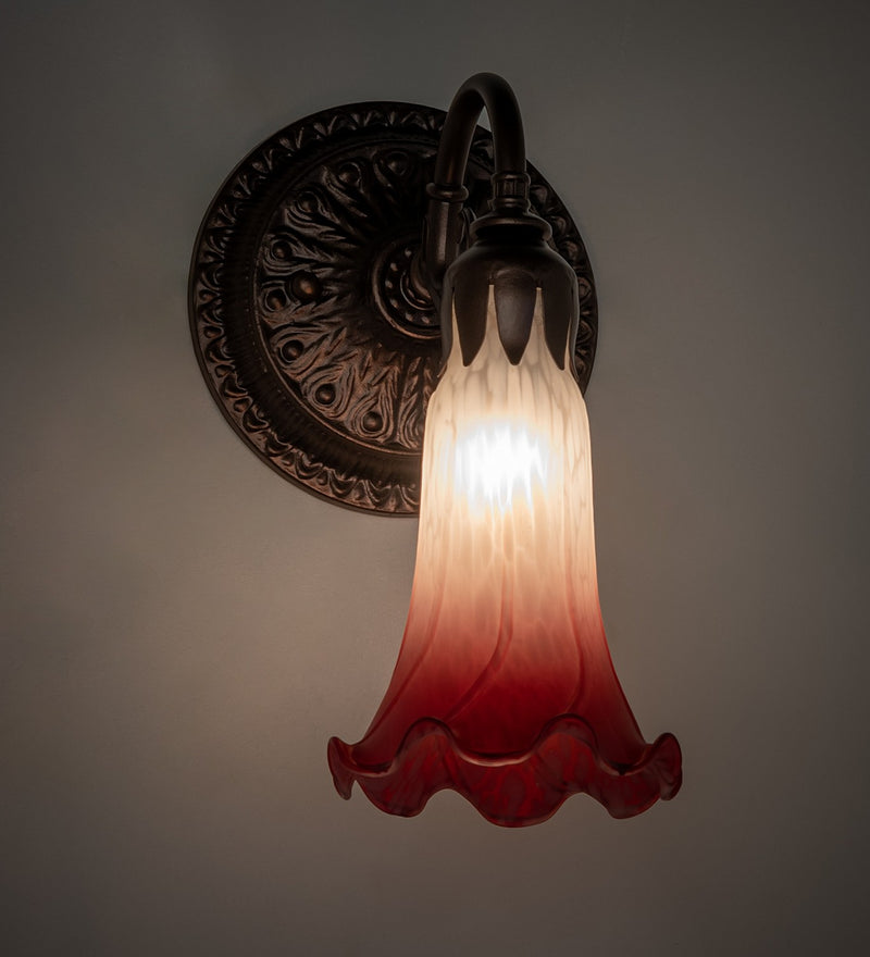 Meyda Tiffany 261098 One Light Wall Sconce, Mahogany Bronze