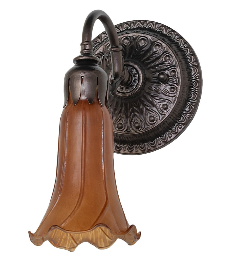 Meyda Tiffany 261099 One Light Wall Sconce, Mahogany Bronze
