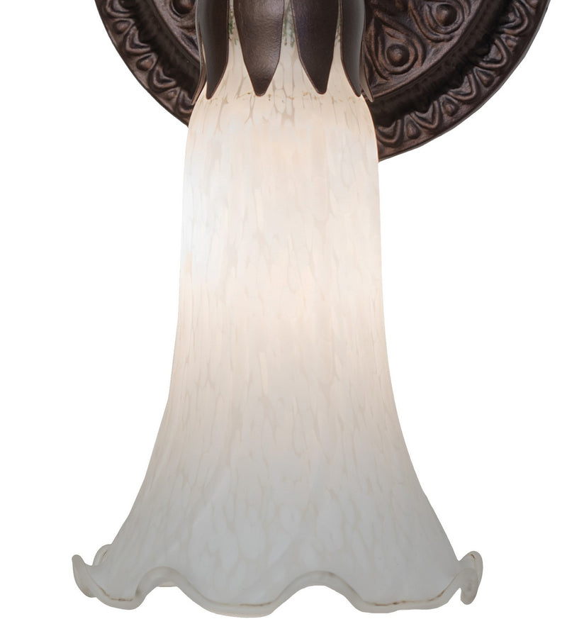 Meyda Tiffany 261101 One Light Wall Sconce, Mahogany Bronze