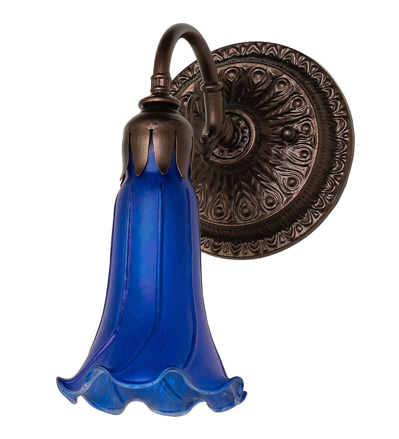 Meyda Tiffany 261102 One Light Wall Sconce, Mahogany Bronze