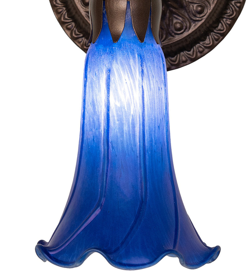 Meyda Tiffany 261102 One Light Wall Sconce, Mahogany Bronze