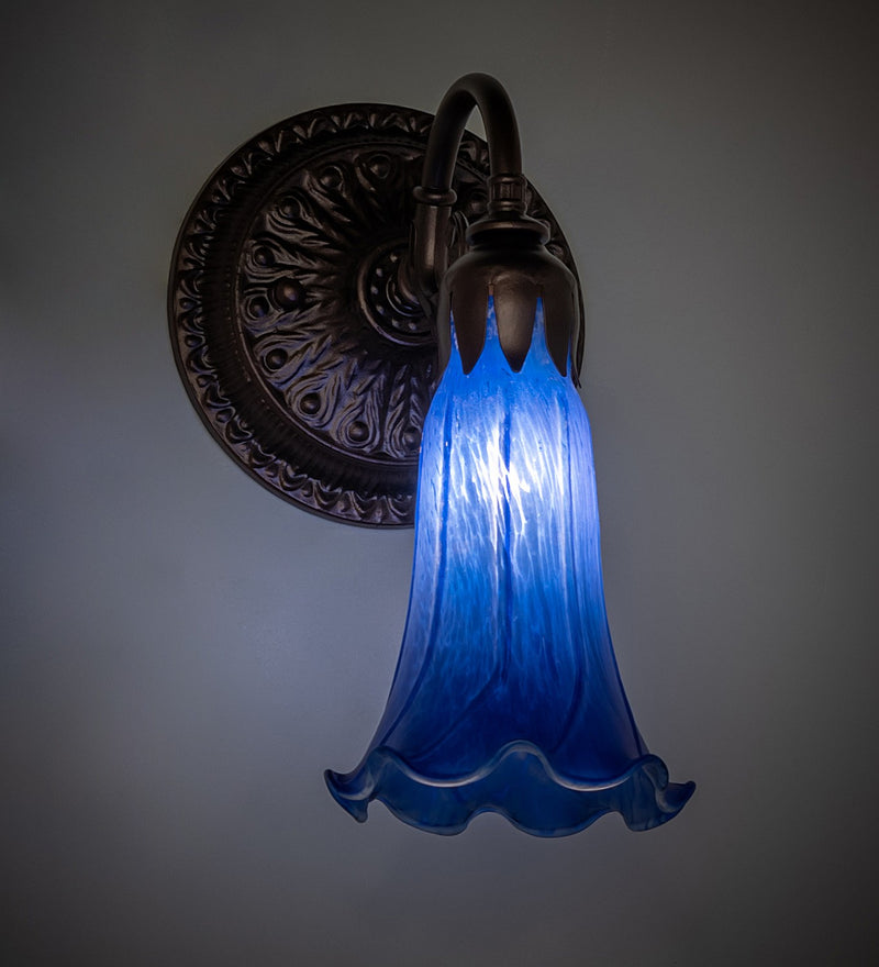 Meyda Tiffany 261102 One Light Wall Sconce, Mahogany Bronze