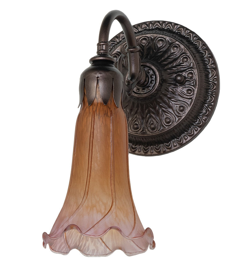 Meyda Tiffany 261103 One Light Wall Sconce, Mahogany Bronze