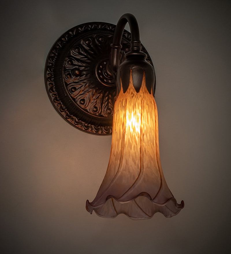 Meyda Tiffany 261103 One Light Wall Sconce, Mahogany Bronze