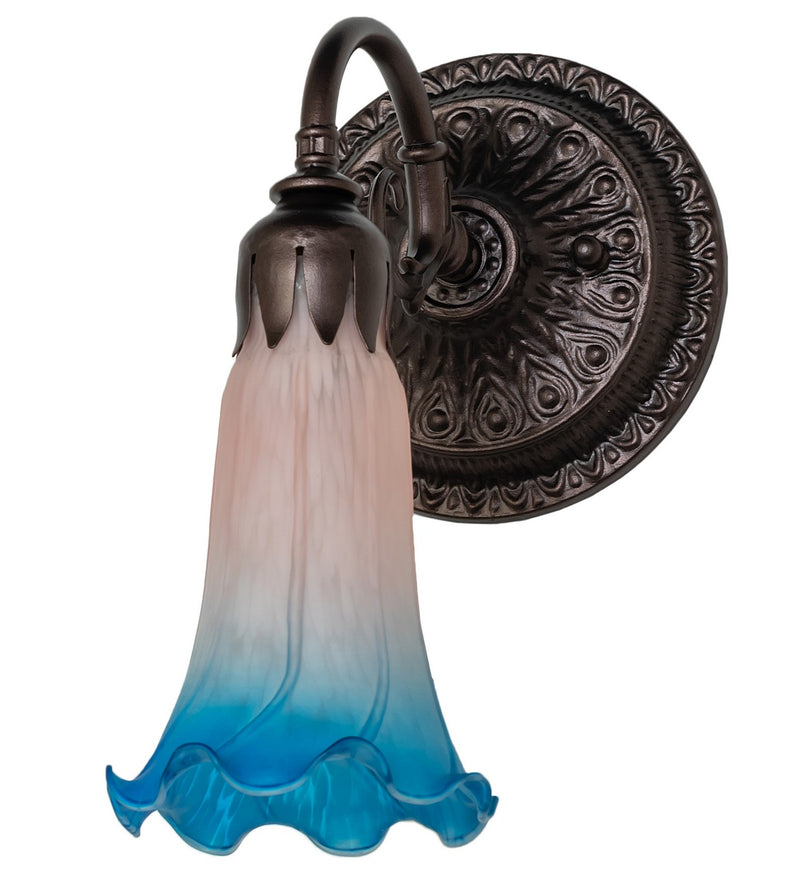 Meyda Tiffany 261104 One Light Wall Sconce, Mahogany Bronze