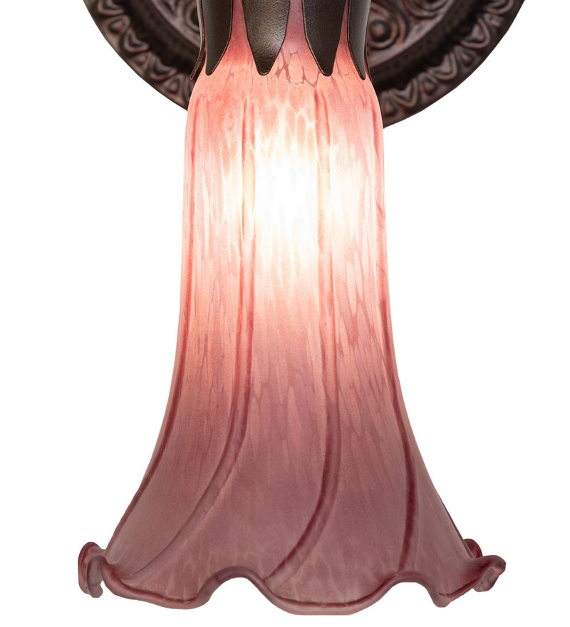 Meyda Tiffany 261105 One Light Wall Sconce, Mahogany Bronze