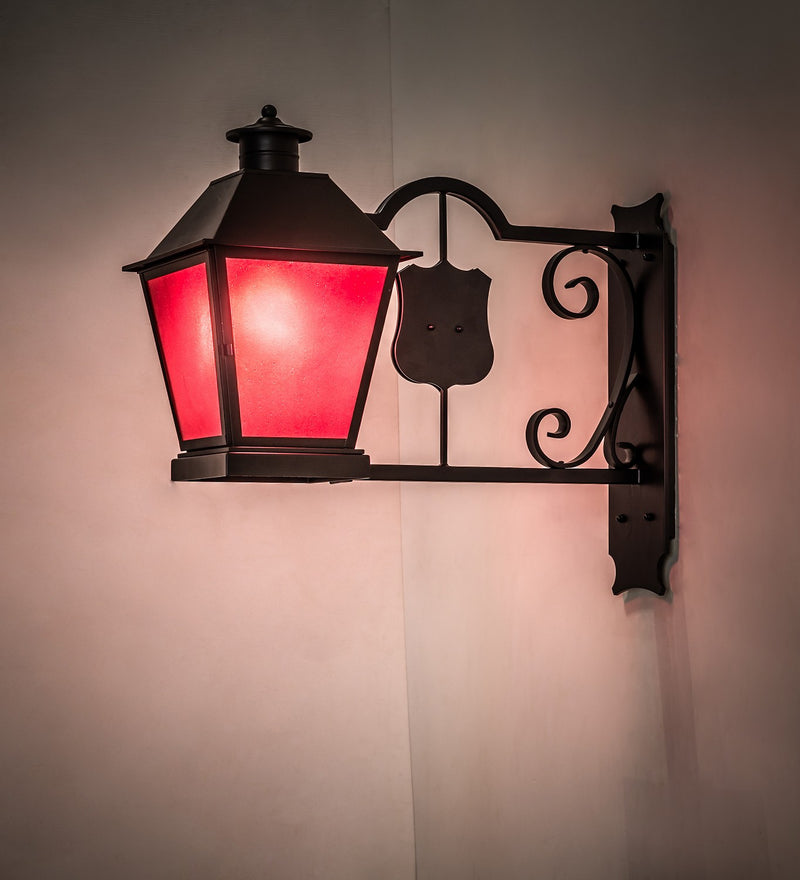 Meyda Tiffany 261374 One Light Wall Sconce, Blackwash